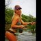 Pretty Girl Fishing AMAZING